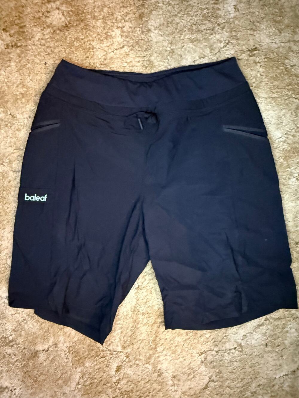 BALEAF Women’s Mountain Bike Cycling Shorts Black Size Small